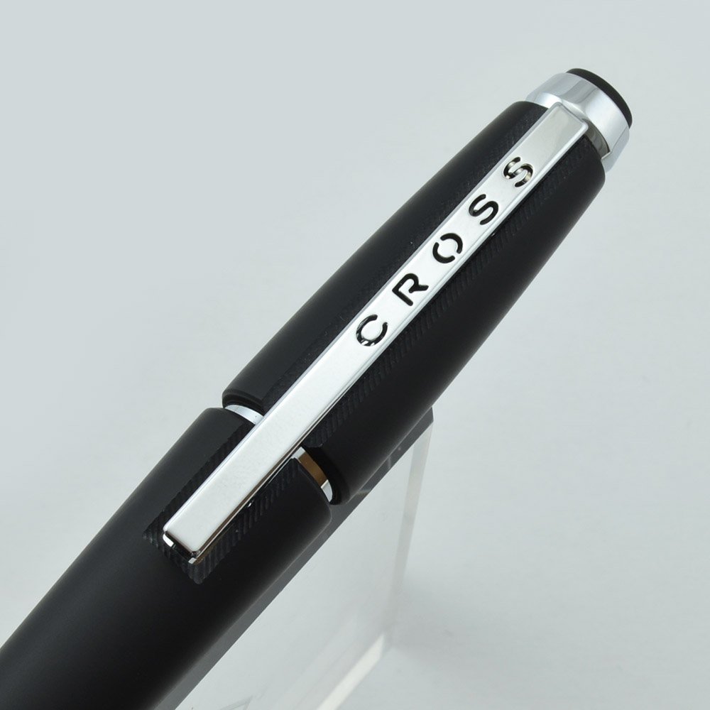 Cross Edge Gel Ink Pen Jet Black with Chrome Trim (Mint, In Box